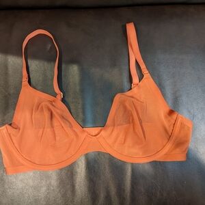 CUUP The Plunge Mesh Bra 36C Rust